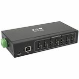 TRIPP LITE, 7 PORT INDUSTRIAL GRADE USB 2.0 HUB - 15 KV ESD IMMUNITY, METAL HOUSING, WALL/DIN MOUNTABLE