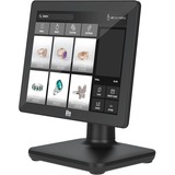 ELO, ELOPOS SYSTEM, 15-INCH 4,3, NO OS, CELERON J4105, 4GB RAM, 128GB SSD, PROJECTED CAPACITIVE 10-TOUCH, ZERO-BEZEL, ANTIGLARE, BLACK, NO STAND, WALL MOUNT I/O HUB