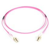 OM4 FIBER PATCH CABLE LSZH LC-LC EV 1M