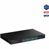 28-Port Gigabit Web Smart PoE+ Switch