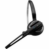 SD 10 ML - US DECT Wireless Office Headset with Base Station for Desk Phone & PC Convertible (Headband or Ear Hooks) Noise-Cancelling Microphone Lync Certified