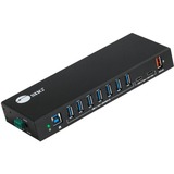 SIG, 10-PORT INDUSTRIAL USB 3.1 GEN 1 HUB WITH DUAL USB-C & CHARGING