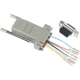 8-WIRE MOD ADP KIT DB9 FEM TO RJ45 FEM