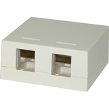 2-Port Surface Mount Box LightIvory