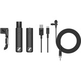 XSW-D LAVALIER SET Lavalier set with (1) ME2-II clip-on lapel mic (1) XSW-D MINI JACK TX (3.5mm) (1) XSW-D XLR MALE RX (1) beltpack clip and (1) USB charging cable