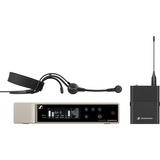 EW-D ME3 SET (Q1-6) Digital wireless headmic set. Includes (1) EW-D EM digital 19 1/2in. in. single channel receiver (1) EW-D SK Digital bodypack transmitter (1) new ME 3 headmic (cardioid condenser) (1) NT 12-5 CW+ power supply with country adapters