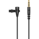 XS Lav Mobile Omnidirectional lavalier microphone with 2 m (6.6ft. ) cable and 3.5 mm TRRS connector designed for use with mobile devices and computers for recording purposes. Note: TRRS connection will disable audio output on jack connector; for two-way c