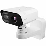 Bi-spectrum AI Thermal Camera VGA thermal/4K visible - TAA Compliant Wisenet T network Bi-spectrum AI Thermal Camera (uncooled) Dual sensor camera with VGA thermal and 4K visible video output built-in 9.1mm fixed lens..