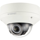 5MP IR Outdoor Dome - TAA Compliant Wisenet X powered by Wisenet 5 network IR outdoor vandal dome camera 5MP @30fps motorized vari-focal lens 2.4x (3.9~9.4mm) (92.1 ~38.7 ) triple codec H.265/H.264/MJPEG with WiseStream II technology 120dB WDR