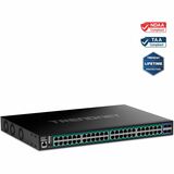 52-port Gigabit Web Smart 740W PoE+ Swit