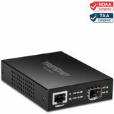 10GBASE-T to SFP+ Fiber Media Converter