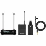 EW-DP ENG SET (Q1-6) Portable digital wireless set. Includes (1) EW-DP EK digital portable single channel receiver (1) EW-D SK digital bodypack transmitter (1) ME 2 omnidirectional lavalier microphone (1) EW-D SKP digital plug-on transmitter (1) Moun