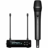 EW-DP 835 SET (Q1-6) Portable digital wireless set. Includes (1) EW-DP EK digital portable single channel receiver (1) EW-D SKM digital handheld transmitter (1) MMD 835 cardioid dynamic microphone module (1) Mounting kit (cheeseplate cold shoe belt