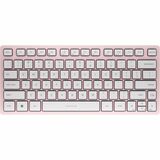 CHERRY, KEYBOARD, KW 7100 MINI BT, MULTI-DEVICE COMPACT KEYBOARD WITH 3 BLUETOOTH 5.1 CHANNELS, PINK