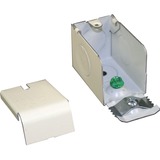 Middle Atlantic WH2010A2 Cable Management Wiremold Entrance End - End Fitting - White - 2.99" Length - Steel (wh2010a2) 786776074567