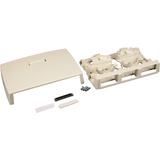 Middle Atlantic CM-MMB-233-WH Faceplates & Mounting Boxes Wiremold 400/800/2300 Three Insert Multimedia Box Fitting - 3-gang - White - Plastic (cm-mmb-233-wh) Cmmmb233wh 786776018905