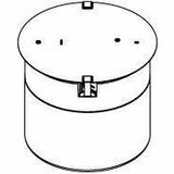 Middle Atlantic 10STC Cable Management Middle Atlantic Evolution 10stc Recessed Unwired Stem Assembly With Disposable Plate - Recessed Stem 786564087281