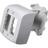 Middle Atlantic PBB4TJV Faceplates & Mounting Boxes Wiremold Bezel Box - 2-gang - Ivory (pbb4tjv) 786776024524