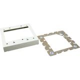 Middle Atlantic 5751-2WH Faceplates & Mounting Boxes Wiremold 500/700 Two-gang Flush Type Extension Adapter Fitting - 2-gang - White - Steel (5751-2wh) 57512wh 786776563030