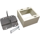 Middle Atlantic 2444D-2NFW Faceplates & Mounting Boxes On-q 2400d Divided Device Box Fitting - 2-gang - Fog White (2444d-2nfw) 2444d2nfw 786776134728