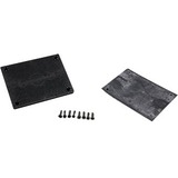 Middle Atlantic 829PCK-BLK Faceplates & Mounting Boxes Wiremold Communications Cover Plate - 1-gang - Black - Brass, Polycarbonate (829pck-blk) 829pckblk 786564278061
