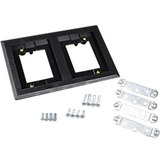 Middle Atlantic 827PCC-BRN Faceplates & Mounting Boxes Wiremold Flange - 2-gang - Brown - Brass (827pcc-brn) 827pccbrn 996589484815